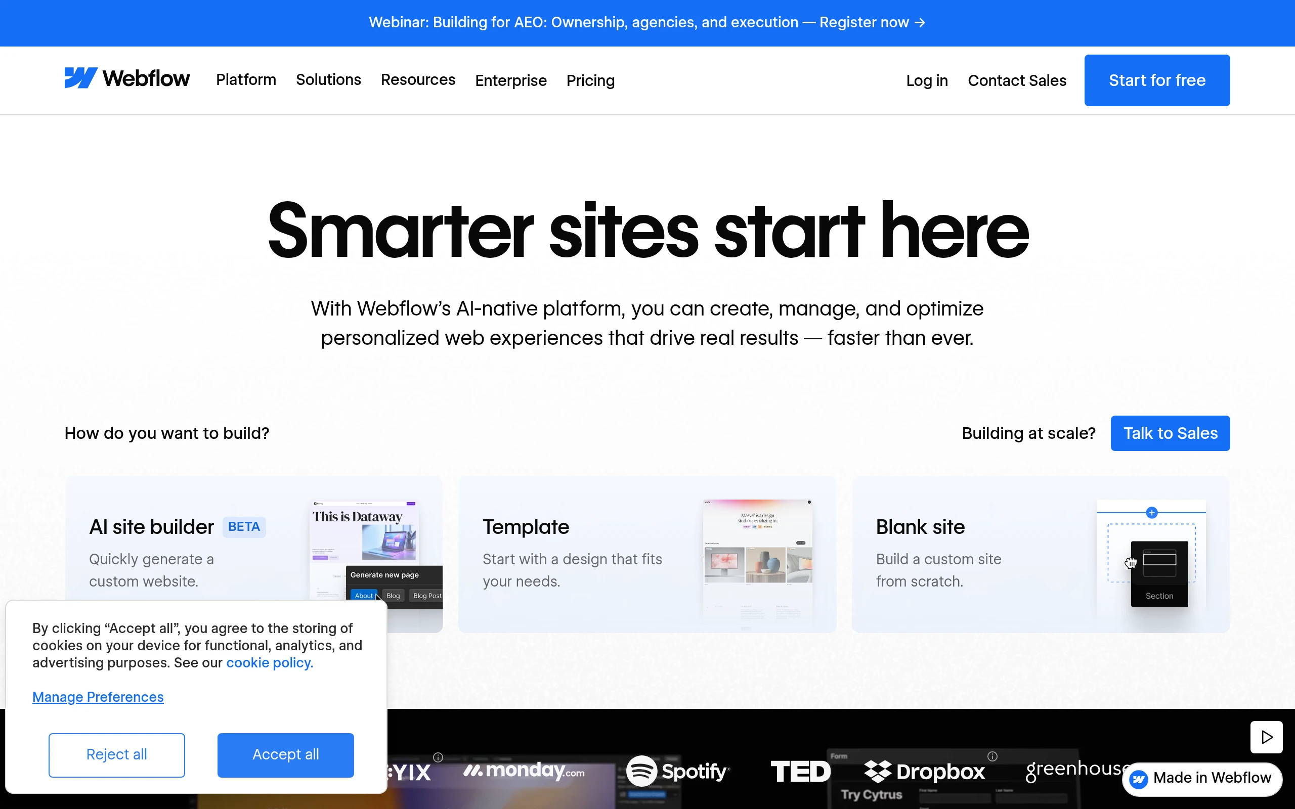웹플로우 screenshot